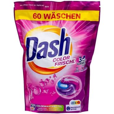 Капсули Dash Colorwaschmittel, 60 пранета