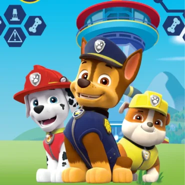 Paw Patrol одеало от  полар 100*140см приятели