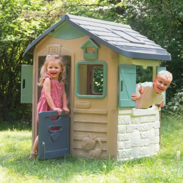 Сглобяема къща Jura Lodge - Smoby С размери 115 / 132 / 123 cm