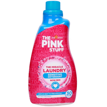 Течен перилен препарат Stardrops The Pink Stuff Sensitive, 960 мл, 30 пр