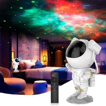 Звезден проектор Астронавт, нощна лампа за деца – Disco astronaut